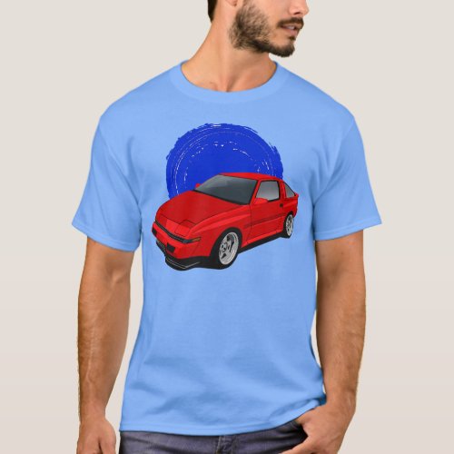 Red Mitsubishi Starion Turbo 19821990 T_Shirt