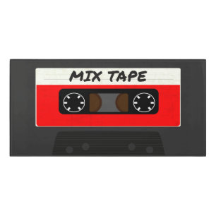 Red Mix Tape - 80s And 90s Retro Inspired Gift Door Sign