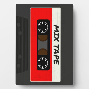 Red Mix Tape - 80s And 90s Retro Inspired Gift Plaque