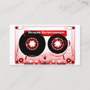 Red Mixtape Business Card