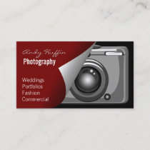 red Mod Photoraphy, camera Business Card