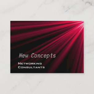 Red Modern Business Card