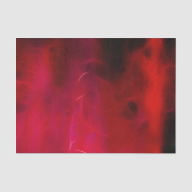 Red Modern Design Tissue Paper (Front)