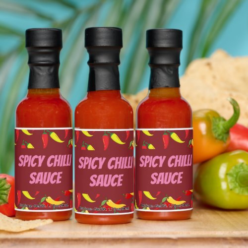 Red Modern Spicy Chili Sauce