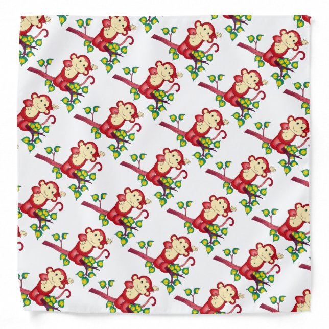 Red Monkey Bandana (Front)