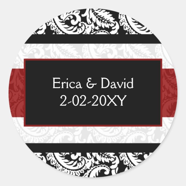 red Monogram label (Front)