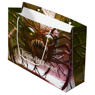 Red Monster Halloween Gift Bag
