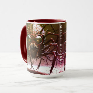 Red Monster Halloween Mug
