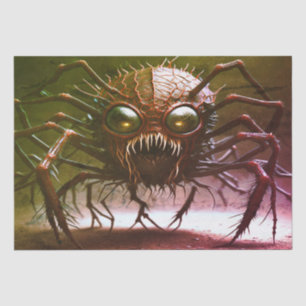 Red Monster Halloween Tissue Paper