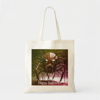 Red Monster Halloween Tote Bag