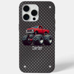 Red monster truck  iPhone 15 pro max case