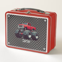 Red monster truck