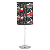 Red Monster Truck Table Lamp (Back)