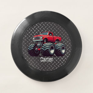 Red monster truck Wham-O frisbee