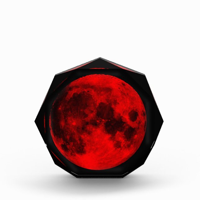 Red Moon Acrylic Award (Front)