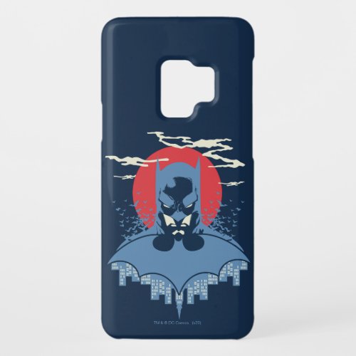 Red Moon Batman With Logo Case_Mate Samsung Galaxy S9 Case