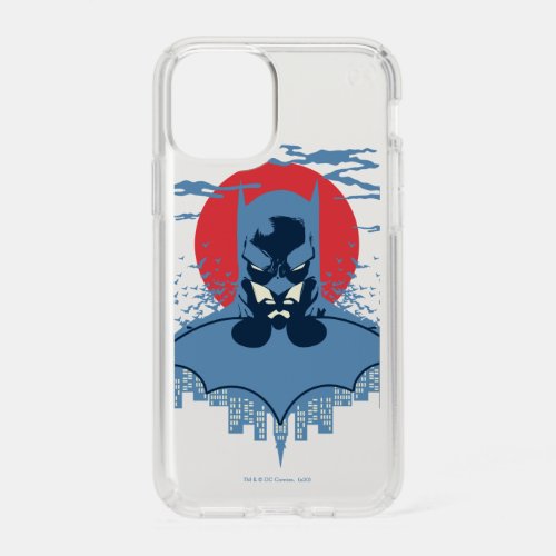 Red Moon Batman With Logo Speck iPhone 11 Pro Case