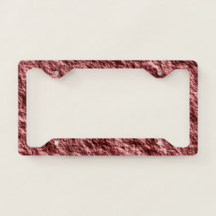 Red Moon License Plate Frame