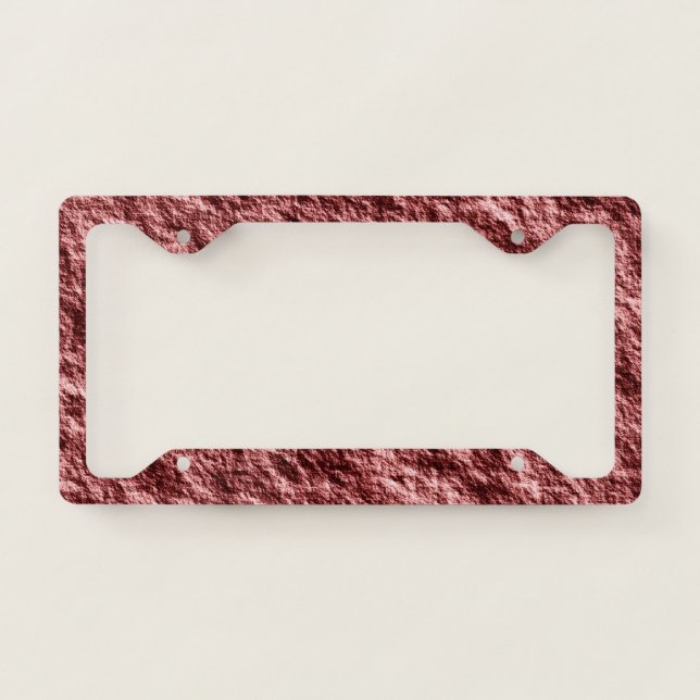 Red Moon License Plate Frame (Front)