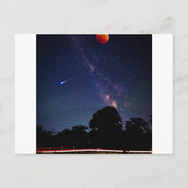 red moon postcard (Front)