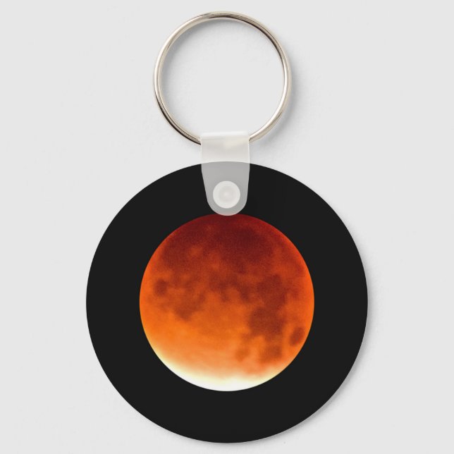 Red Moon Risiing Keychain (Front)