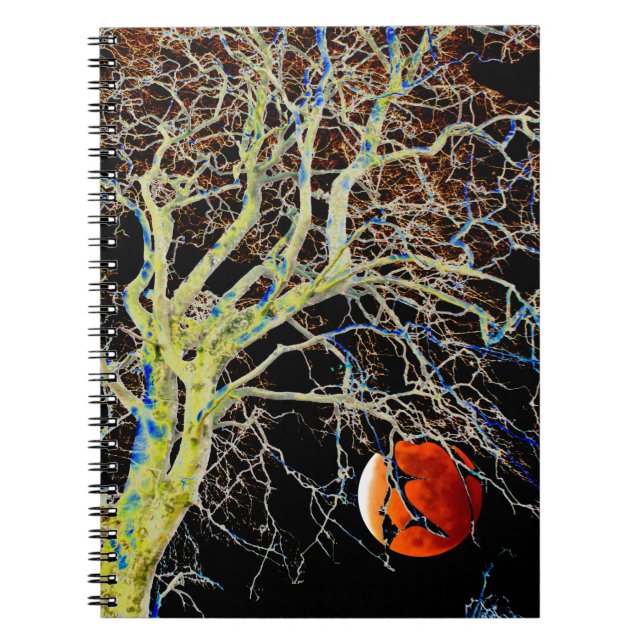 Red Moon Rising Notebook (Front)