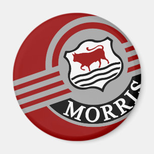 Red Morris Minor Fridge Magnet