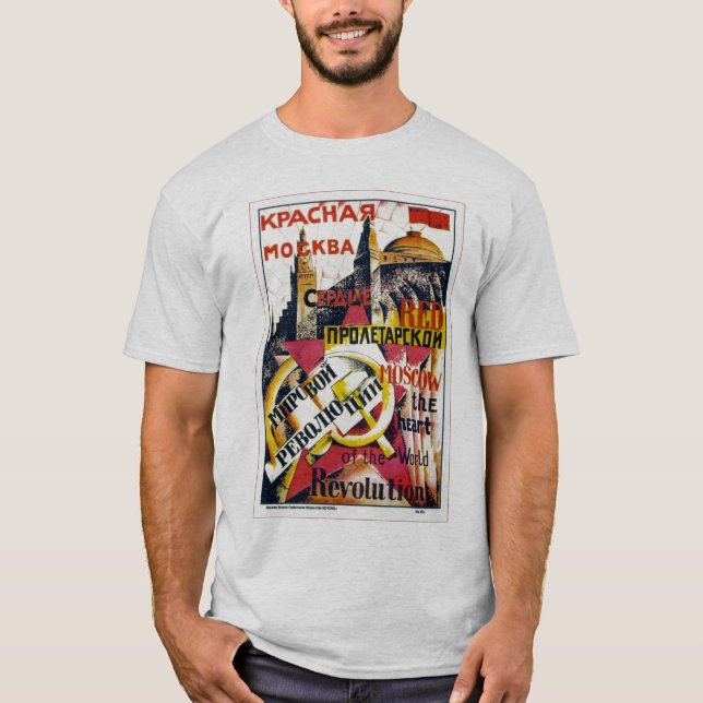 'Red Moscow' by A. Rodchenko T-Shirt (Front)