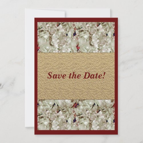 Red Mother of Pearl Elegant Invitation