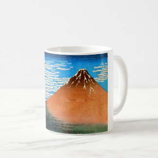 Red Mount Fuji, Hokusai, Ukiyo-e Coffee Mug