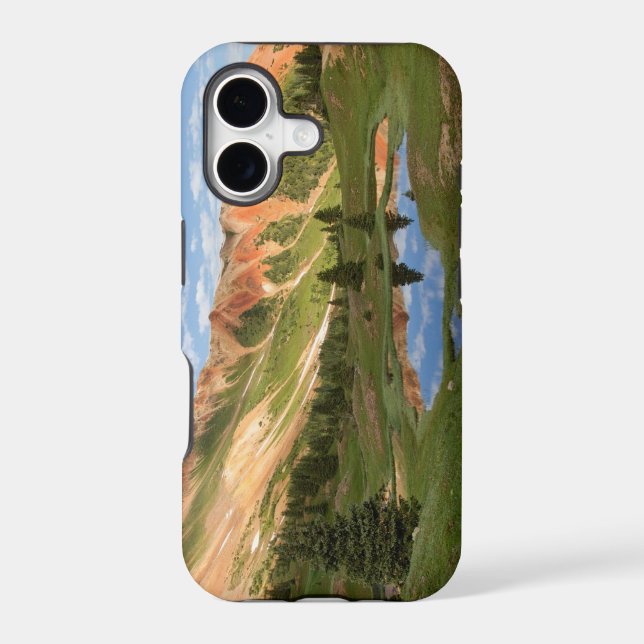 Red Mountain Reflection Iphone Case (Back)