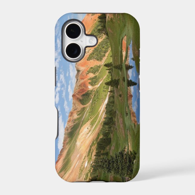 Red Mountain Reflection Iphone Case (Back)