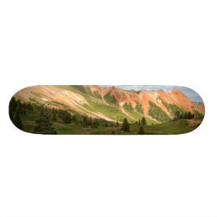 Red Mountain Reflection Skateboard Deck