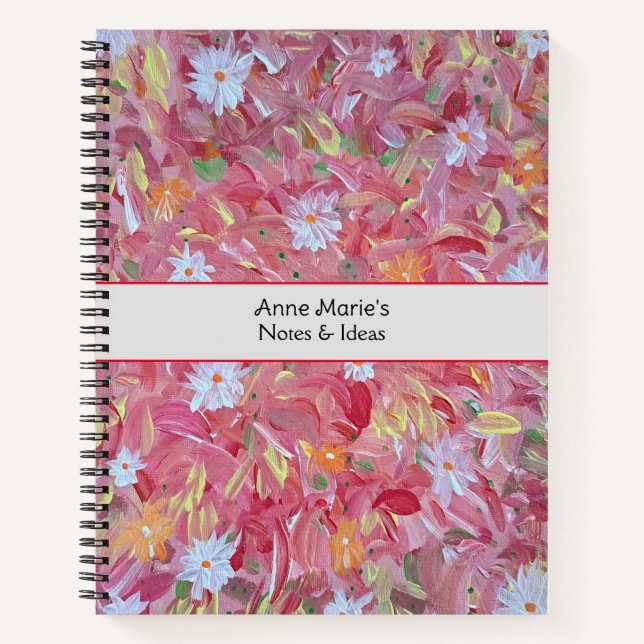 Red Mulberry Personalized Notebook (Front)