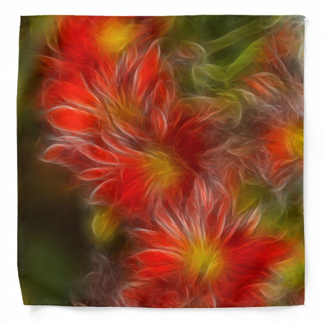 Red Mums Bandana (Front)