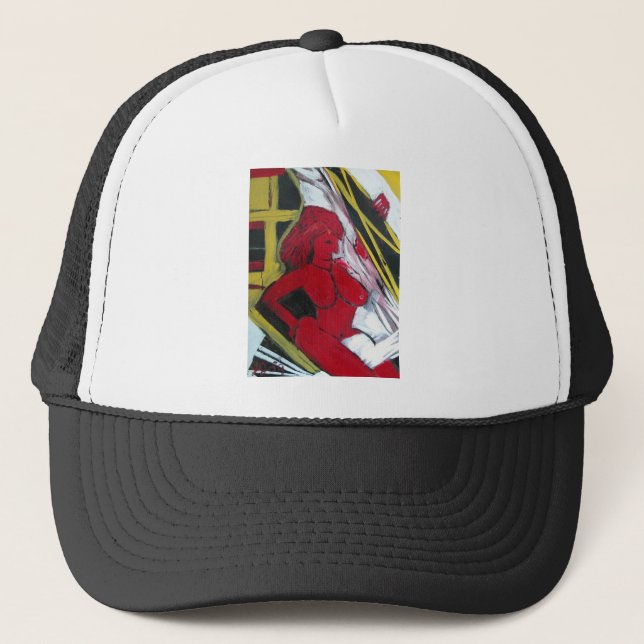 Red Muse Trucker Hat (Front)