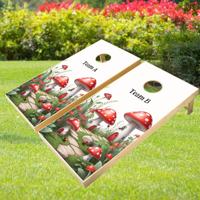 Red Mushroom Fungi Woodland Party Game (Creator Uploaded)