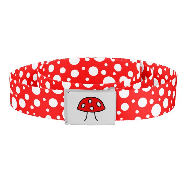 Red Mushroom Spotted Belt (Coil)