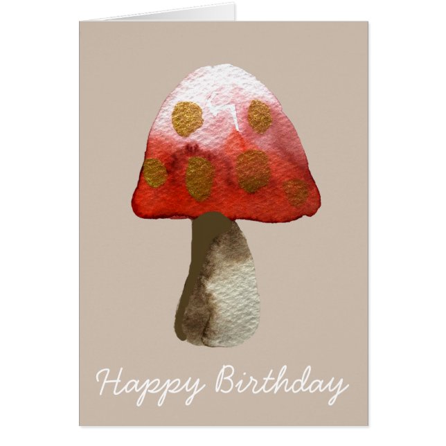 Red Mushroom Toadstool magic Cards (Front)
