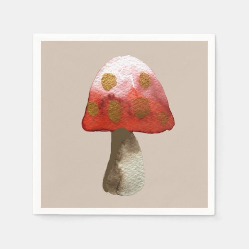 Red Mushroom Toadstool magic Napkins