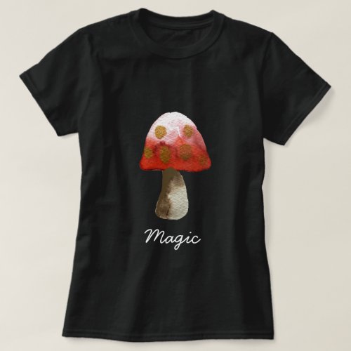 Red Mushroom Toadstool magic T_Shirt