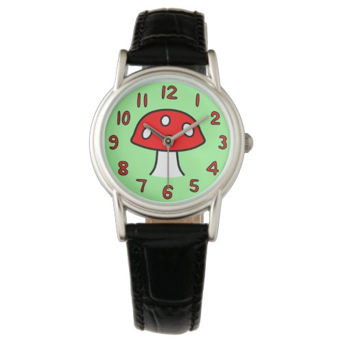 Red Mushroom Watch Adult