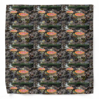 Red Mushrooms Bandana