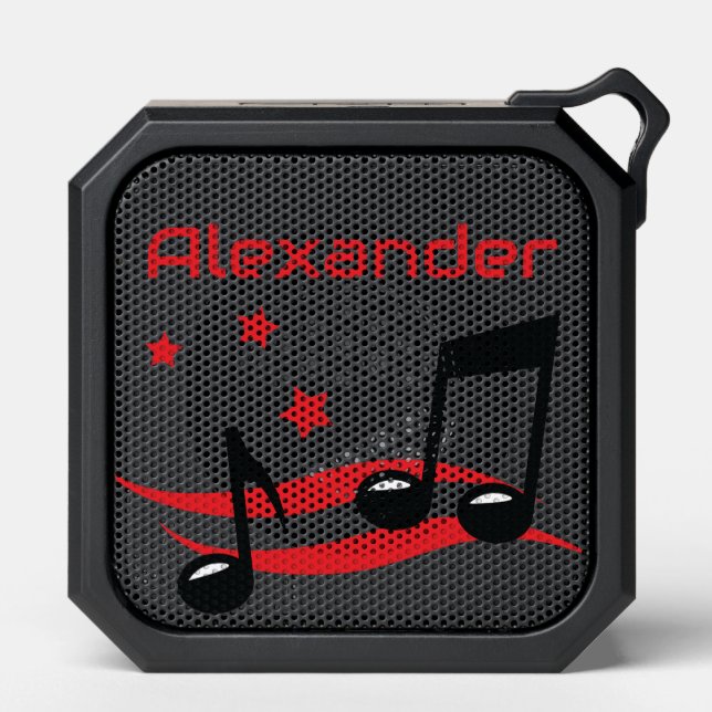 Red Music Beat Bluetooth Speaker (Front)