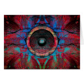 Red music speakers on a cracked wall (Front Horizontal)