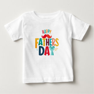 Red Mustache Baby T-Shirt