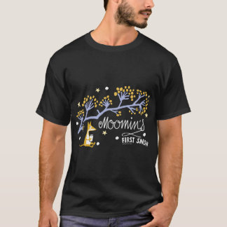 Red Mymble Moomintroll Stinky Skiing Winter Sports T-Shirt
