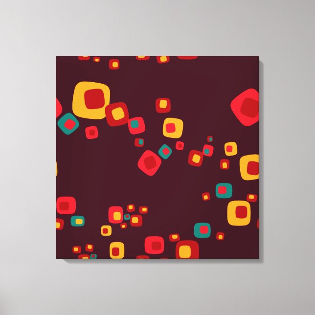 Red Myriads A Wrapped Canvas Print (Front)