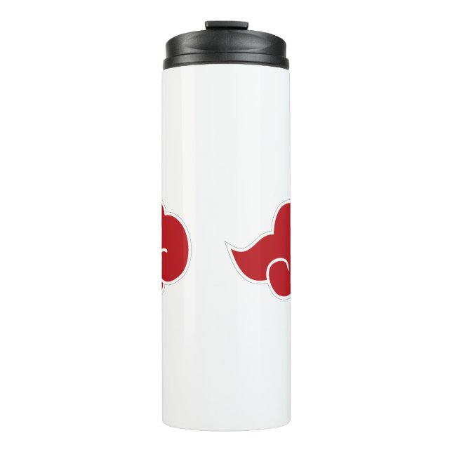 Red Mystic Cloud Anime Style Thermal Tumbler (Front)