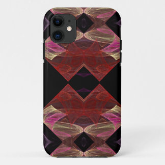 Red n Purp Fractal iPhone 5 Case-Mate Barely There 11 Case